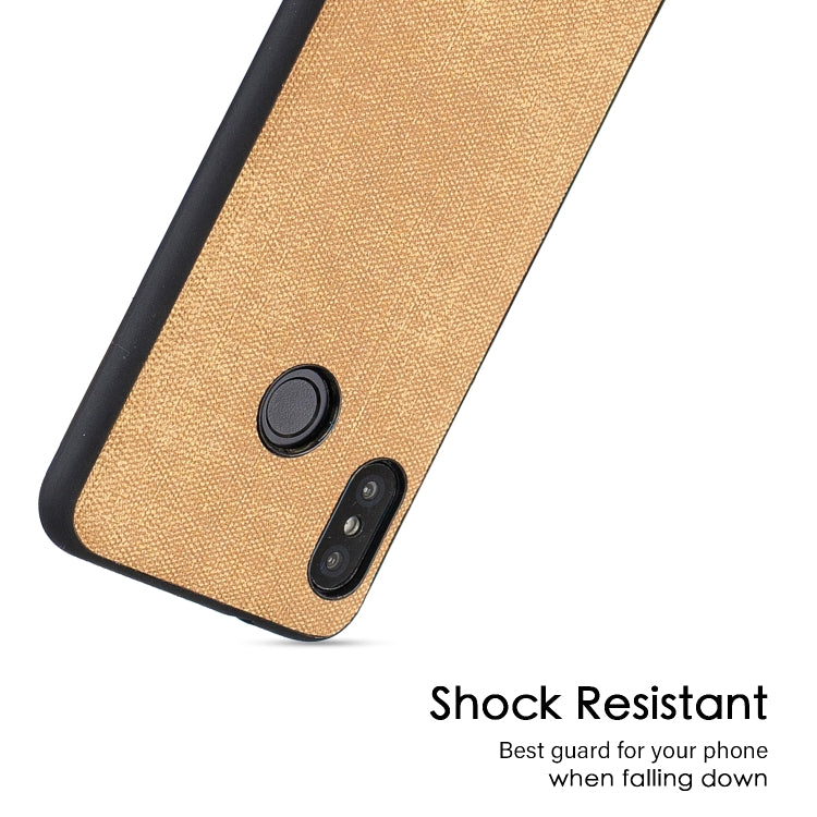 Shockproof Matching Denim PC + PU + TPU Protective Case for Xiaomi Redmi Note 6 Pro