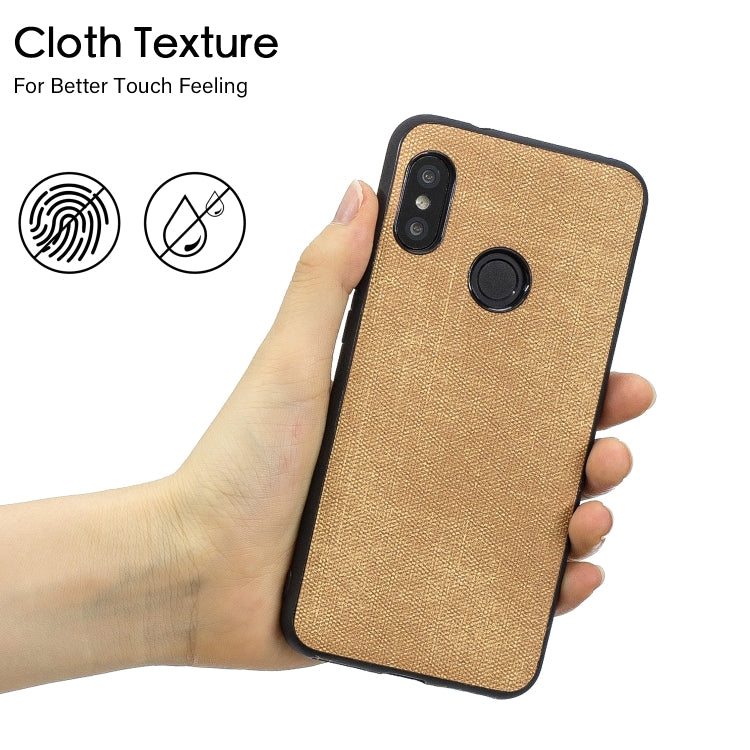Shockproof Matching Denim PC + PU + TPU Protective Case for Xiaomi Redmi Note 6 Pro