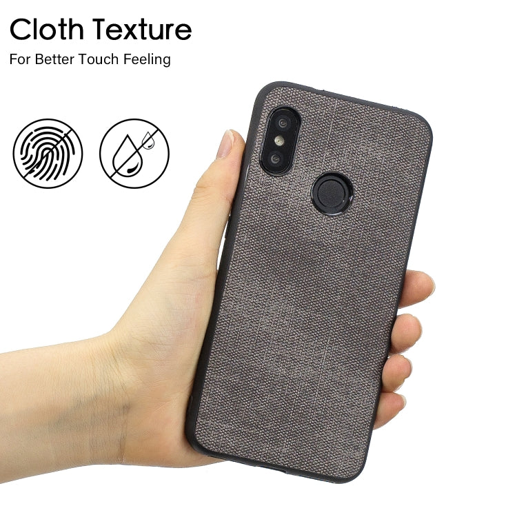 Shockproof Matching Denim PC + PU + TPU Protective Case for Xiaomi Redmi Note 6 Pro