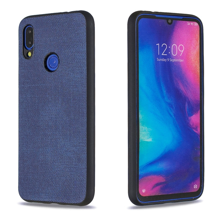 Shockproof Matching Denim PC + PU + TPU Protective Case for Xiaomi Redmi Note 7