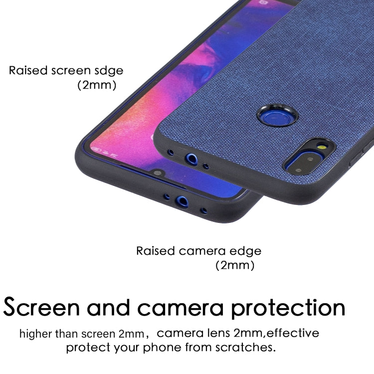 Shockproof Matching Denim PC + PU + TPU Protective Case for Xiaomi Redmi Note 7