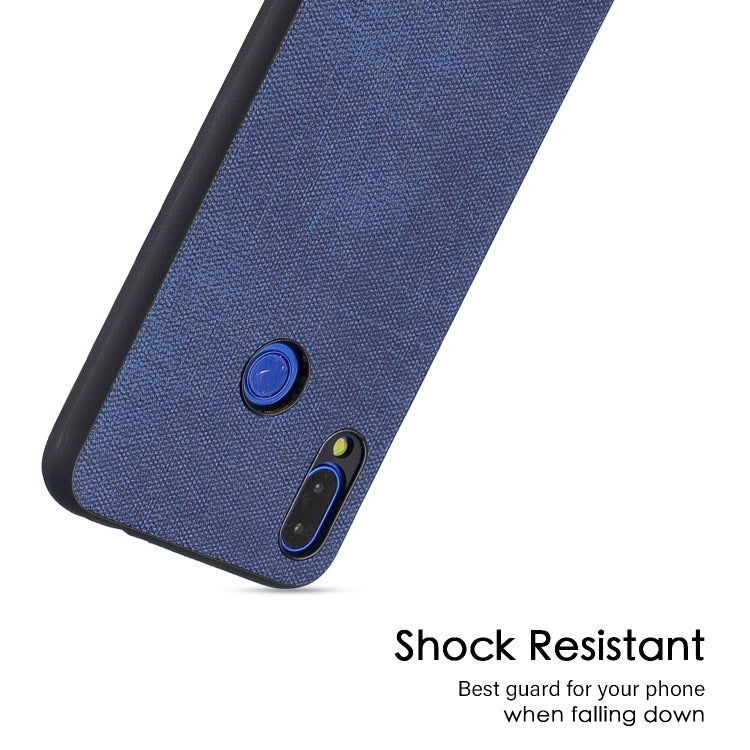 Shockproof Matching Denim PC + PU + TPU Protective Case for Xiaomi Redmi Note 7