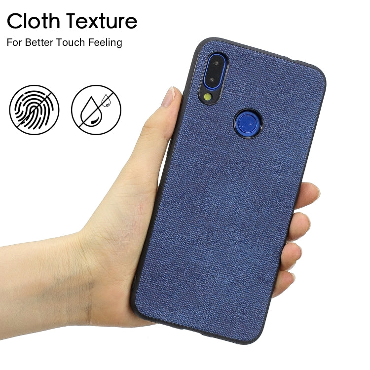Shockproof Matching Denim PC + PU + TPU Protective Case for Xiaomi Redmi Note 7
