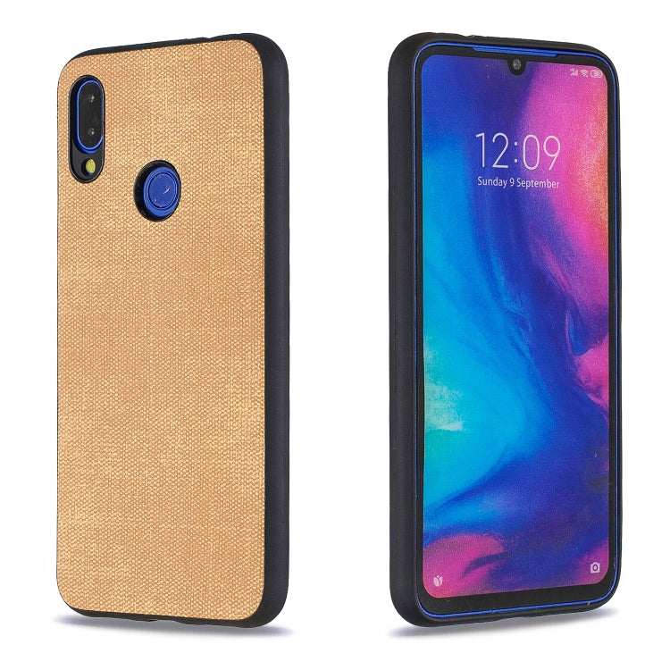 Shockproof Matching Denim PC + PU + TPU Protective Case for Xiaomi Redmi Note 7