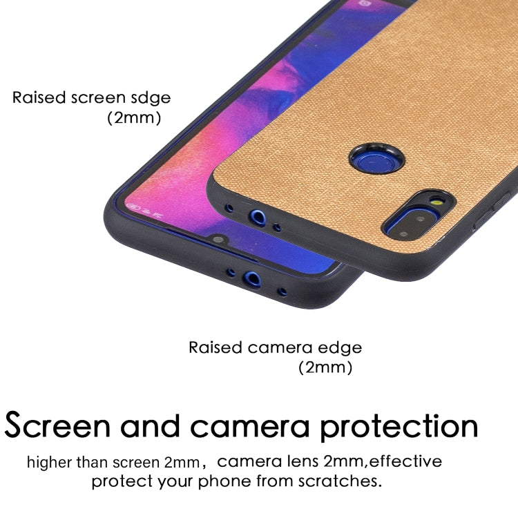Shockproof Matching Denim PC + PU + TPU Protective Case for Xiaomi Redmi Note 7