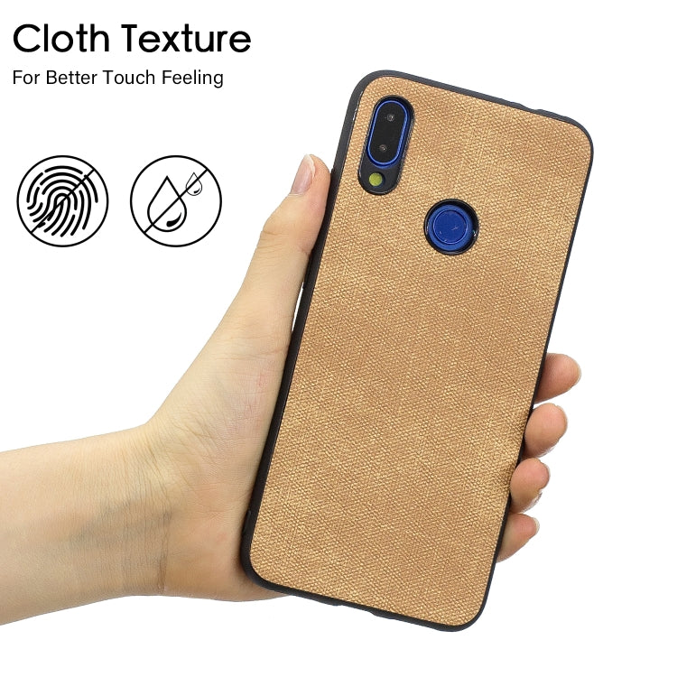 Shockproof Matching Denim PC + PU + TPU Protective Case for Xiaomi Redmi Note 7
