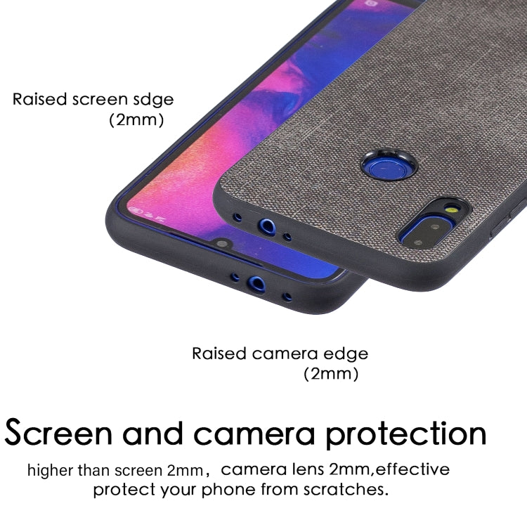 Shockproof Matching Denim PC + PU + TPU Protective Case for Xiaomi Redmi Note 7