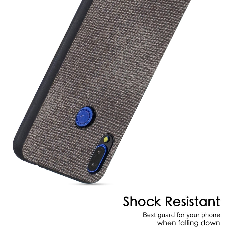 Shockproof Matching Denim PC + PU + TPU Protective Case for Xiaomi Redmi Note 7