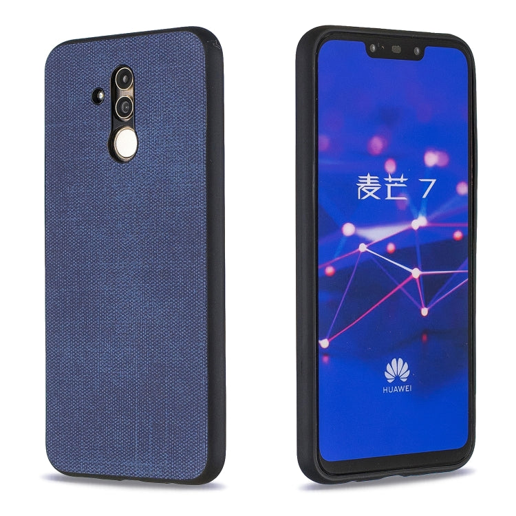 Shockproof Matching Denim PC + PU + TPU Protective Case for Huawei Mate 20 Lite
