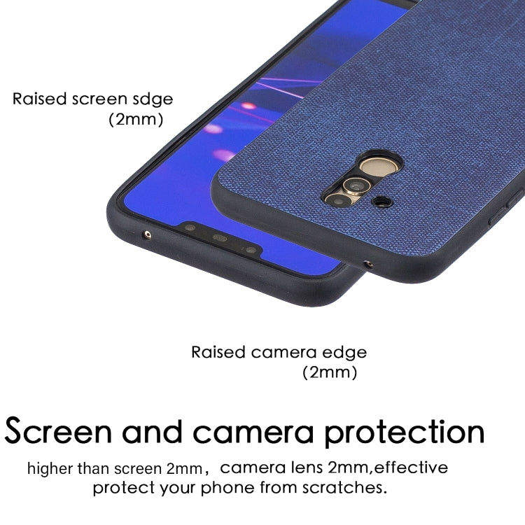 Shockproof Matching Denim PC + PU + TPU Protective Case for Huawei Mate 20 Lite