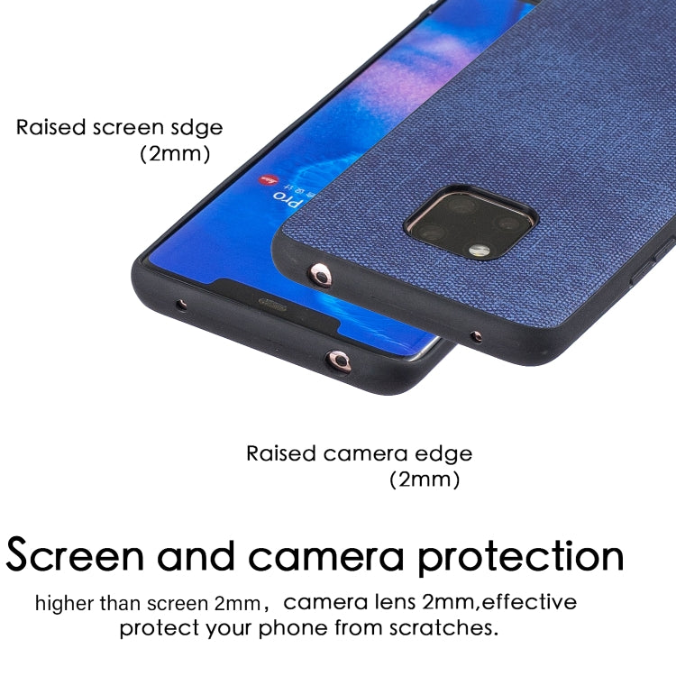 Shockproof Matching Denim PC + PU + TPU Protective Case for Huawei Mate 20 Pro