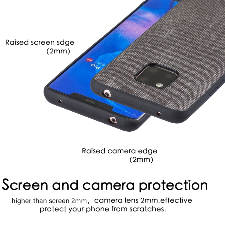 Shockproof Matching Denim PC + PU + TPU Protective Case for Huawei Mate 20 Pro