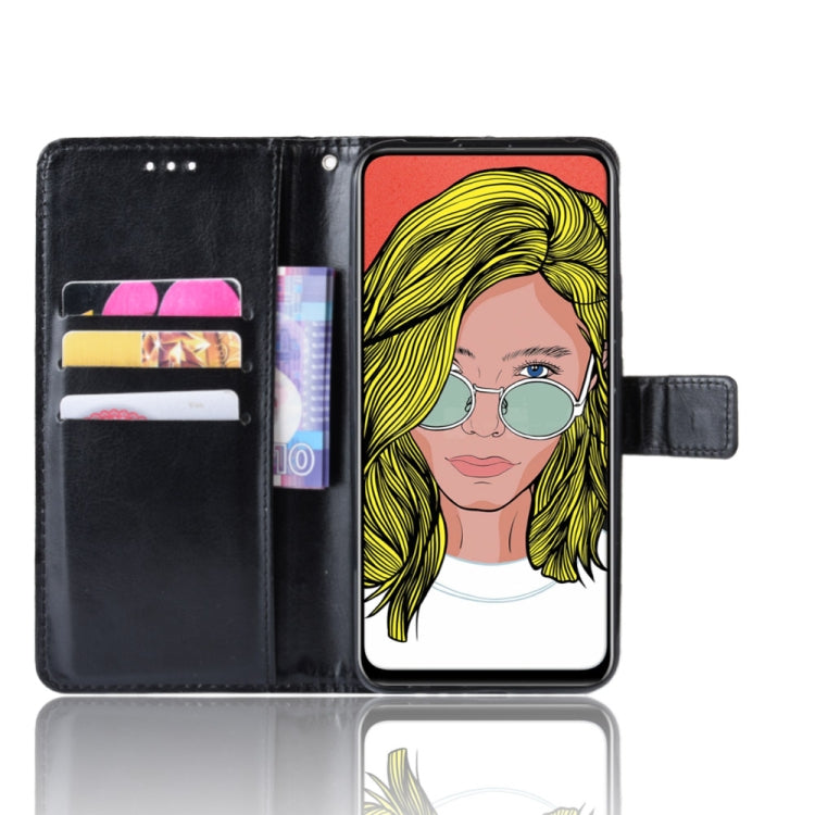 Retro Crazy Horse Texture Horizontal Flip Leather Case for Huawei P Smart Z / Y9 Prime (2019), with Holder & Card Slots & Photo Frame