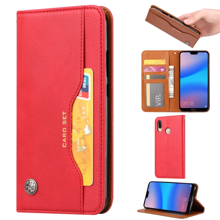 Knead Skin Texture Horizontal Flip Leather Case for Xiaomi Redmi 7, with Photo Frame & Holder & Card Slots & Wallet