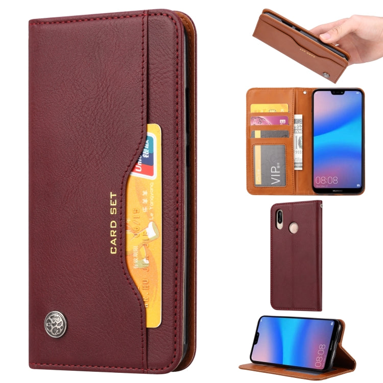 Knead Skin Texture Horizontal Flip Leather Case for Xiaomi Redmi 7, with Photo Frame & Holder & Card Slots & Wallet