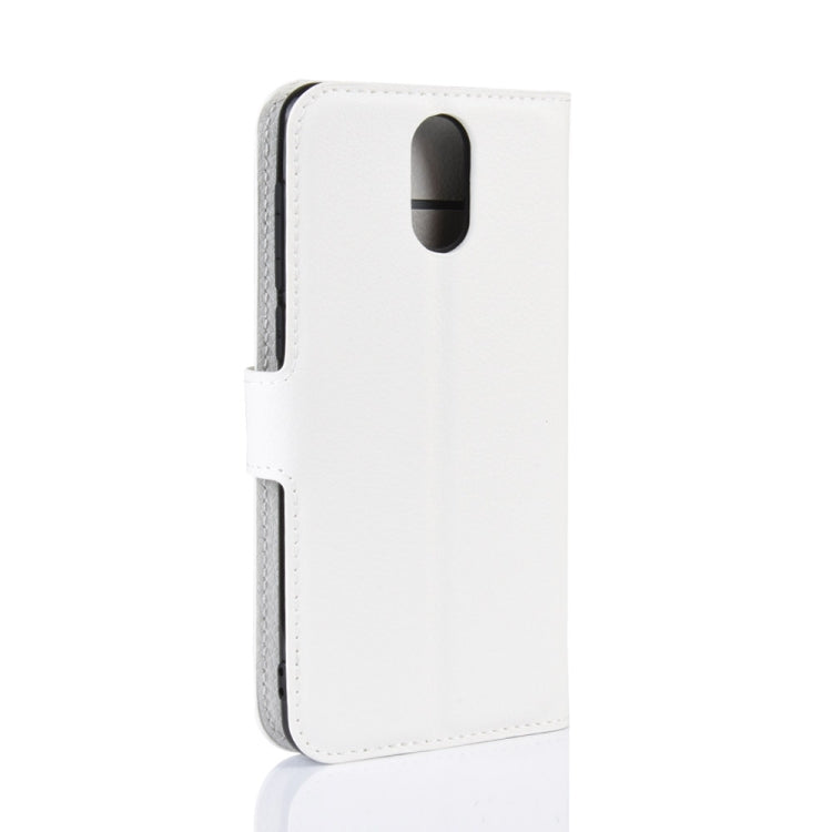 Litchi Texture Horizontal Flip Leather Case for Alcatel 3L, with Wallet & Holder & Card Slots