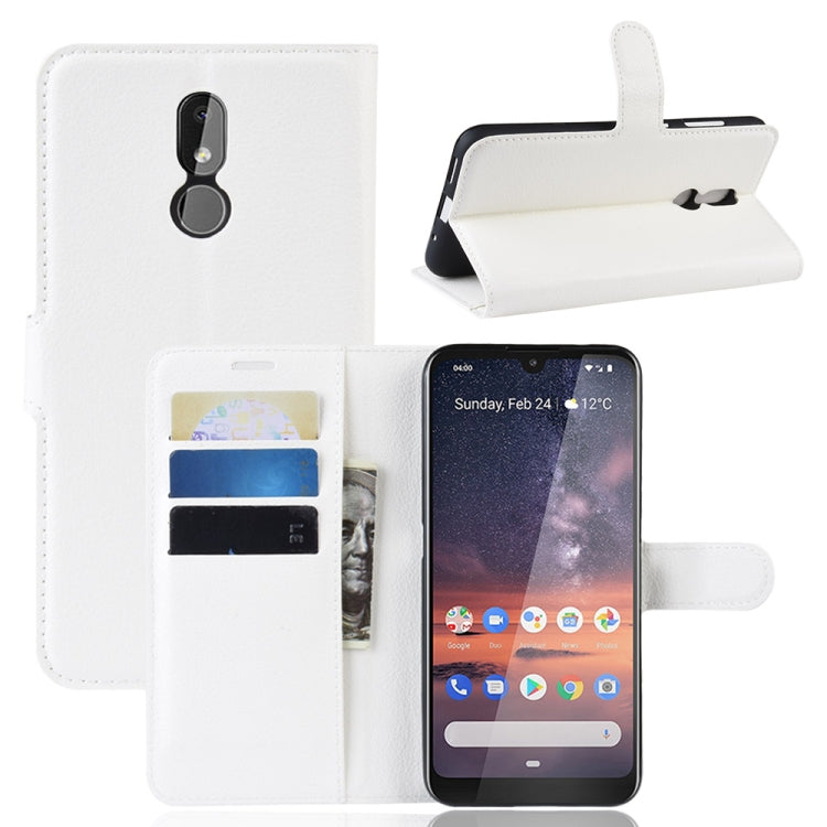 Litchi Texture Horizontal Flip Leather Case for Nokia 3.2, with Wallet & Holder & Card Slots