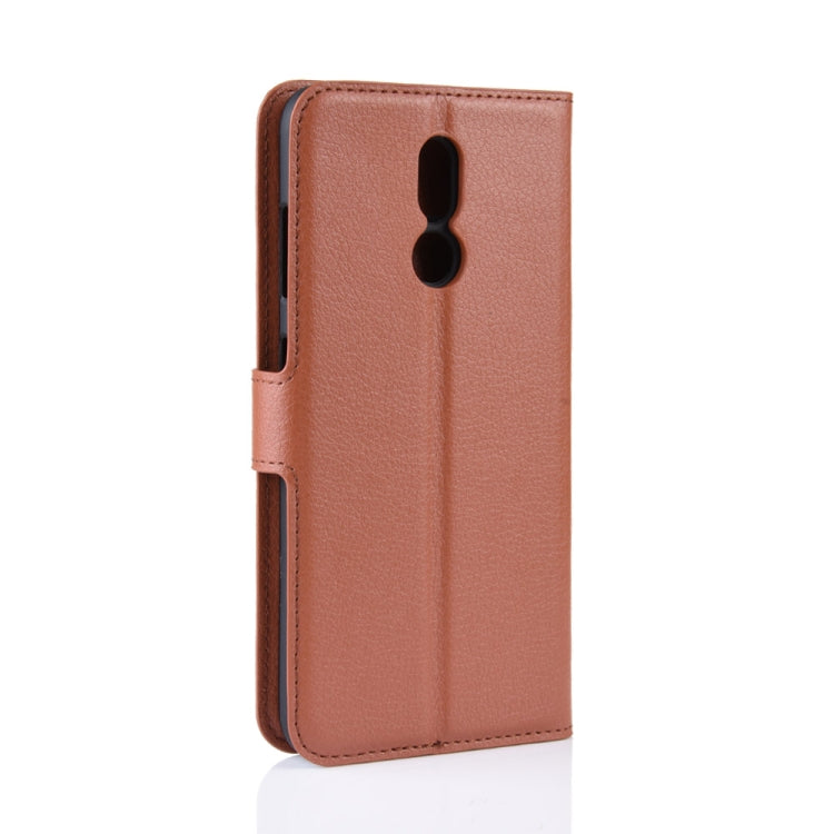 Litchi Texture Horizontal Flip Leather Case for Nokia 3.2, with Wallet & Holder & Card Slots