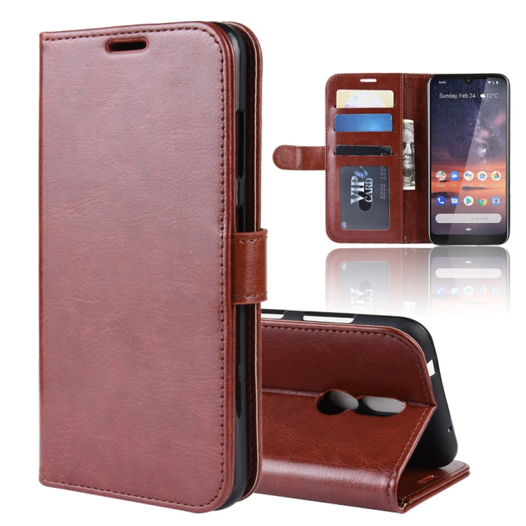 Crazy Horse Texture Horizontal Flip PU Leather Case for Nokai 3.2, with Wallet & Holder & Card Slots & Photo Frame