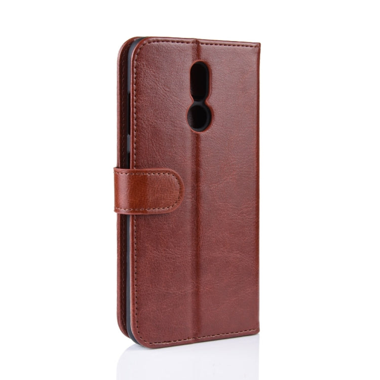Crazy Horse Texture Horizontal Flip PU Leather Case for Nokai 3.2, with Wallet & Holder & Card Slots & Photo Frame