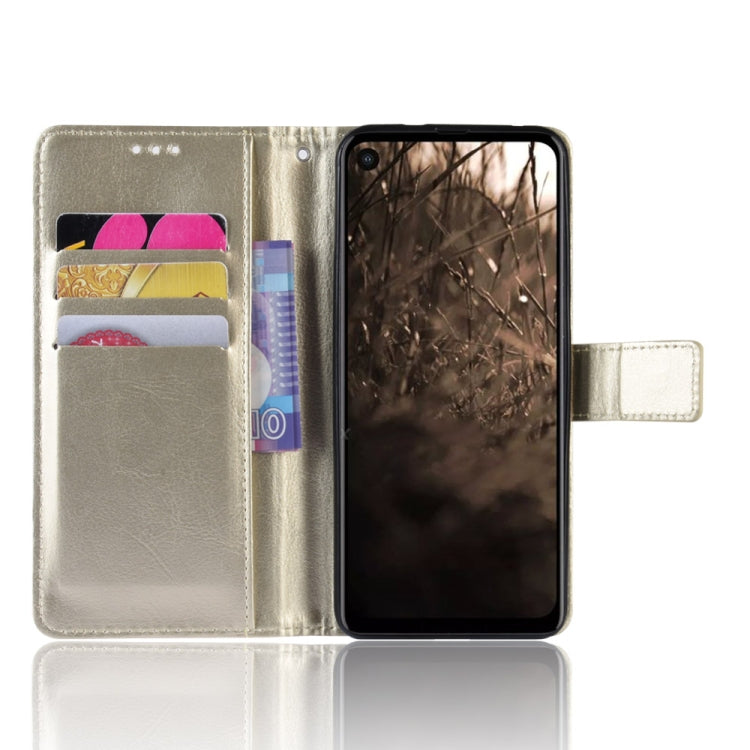 Retro Crazy Horse Texture Horizontal Flip Leather Case for Motorola MOTO One Vision, with Holder & Card Slots & Photo Frame