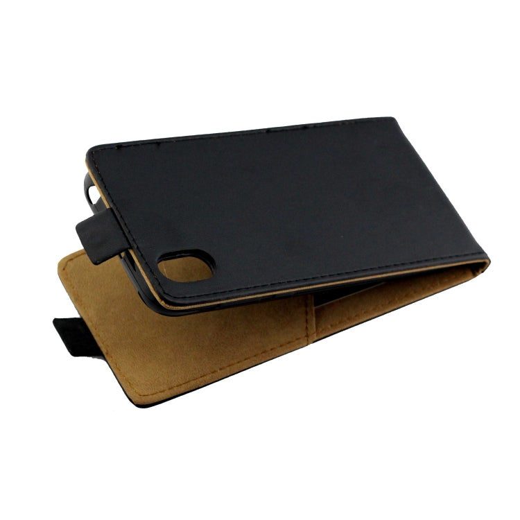 Business Style Vertical Flip TPU Leather Case with Card Slot for Huawei Y5 (2019)/Honor 8S(black)