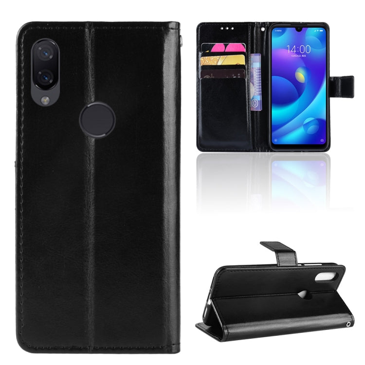 Retro Crazy Horse Texture Horizontal Flip Leather Case for Xiaomi Redmi Note 7S, with Holder & Card Slots & Photo Frame