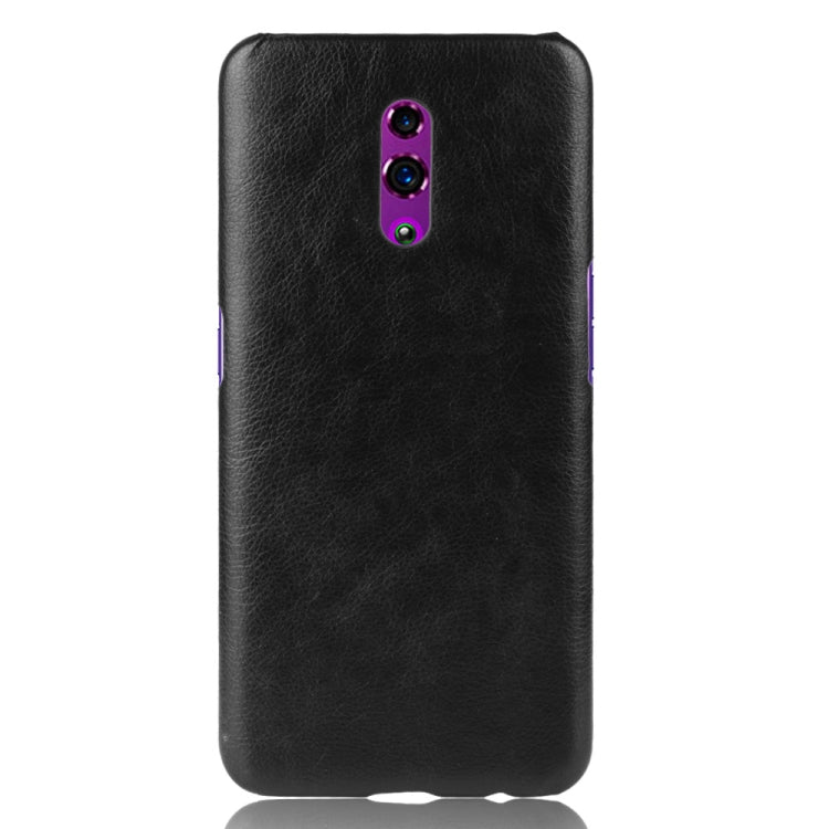 Shockproof Litchi Texture PC + PU Case For Oppo Reno