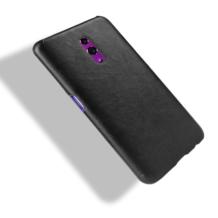 Shockproof Litchi Texture PC + PU Case For Oppo Reno