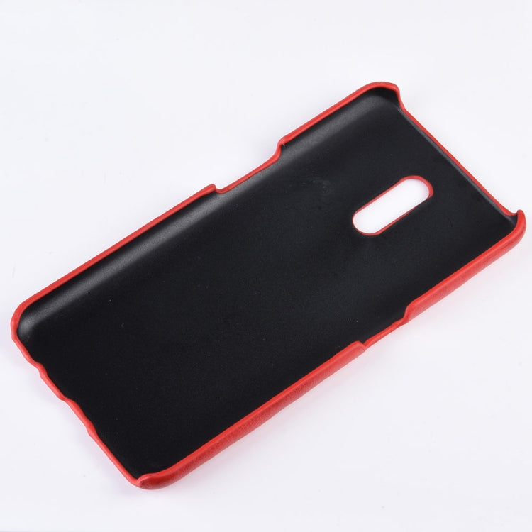 Shockproof Litchi Texture PC + PU Case For Oppo Reno