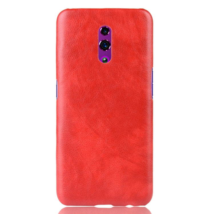 Shockproof Litchi Texture PC + PU Case For Oppo Reno