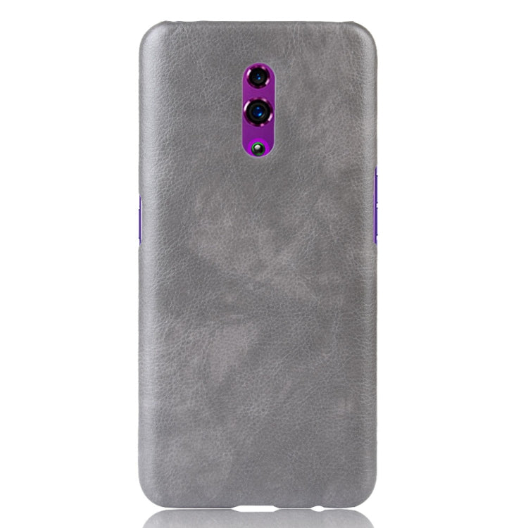 Shockproof Litchi Texture PC + PU Case For Oppo Reno