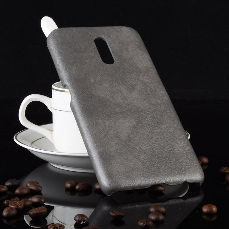 Shockproof Litchi Texture PC + PU Case For Oppo Reno