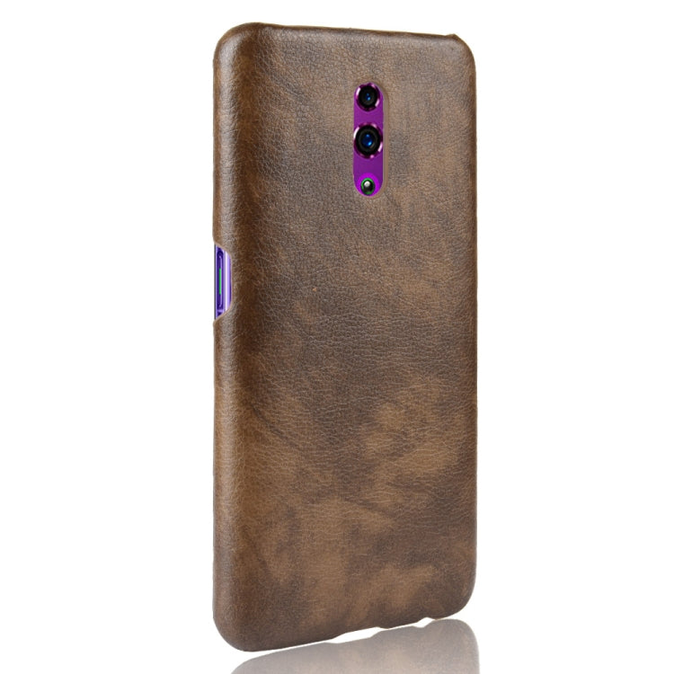 Shockproof Litchi Texture PC + PU Case For Oppo Reno