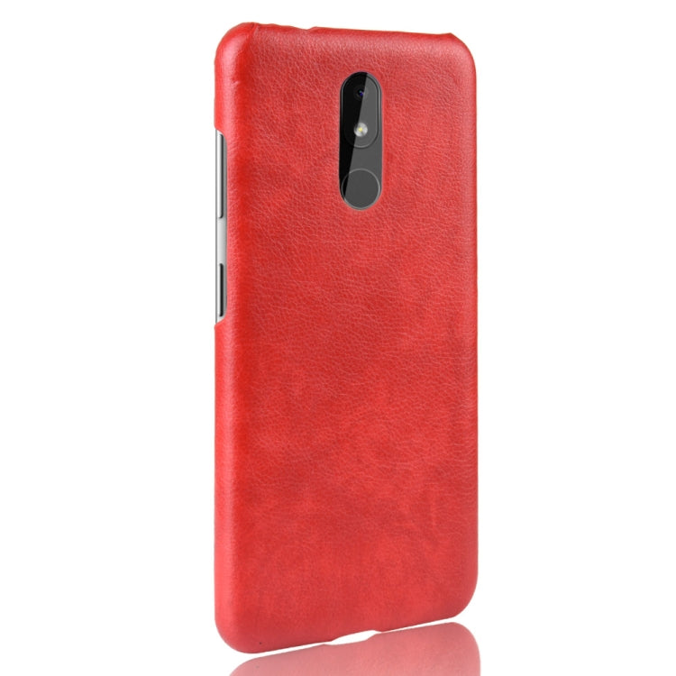 Shockproof Litchi Texture PC + PU Case For Nokia 3.2