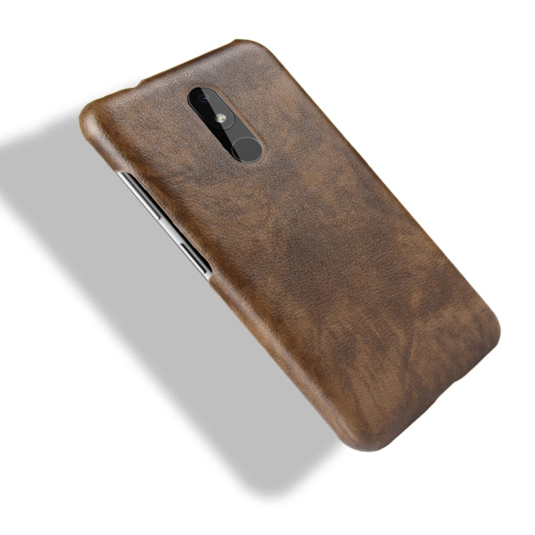 Shockproof Litchi Texture PC + PU Case For Nokia 3.2