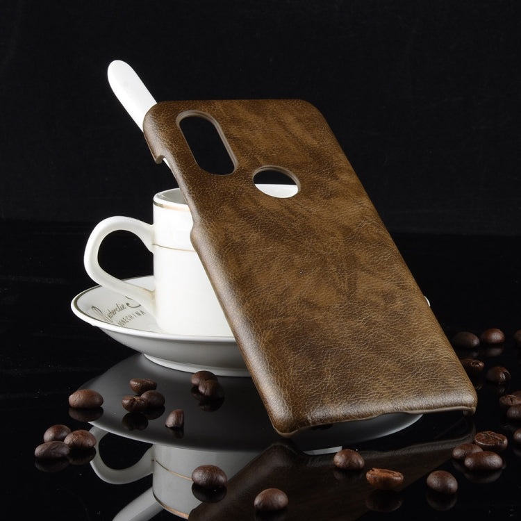 Shockproof Litchi Texture PC + PU Case For Motorola One Vision
