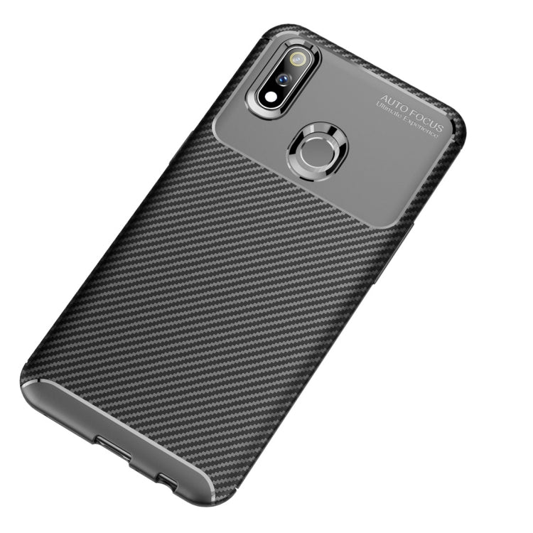 Beetle Series Carbon Fiber Texture Shockproof TPU Case for OPPO Realme Pro
