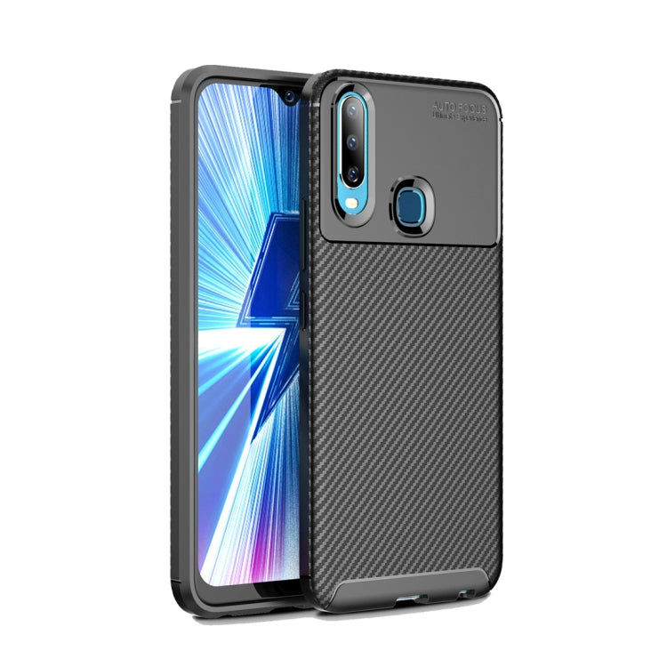 Beetle Series Carbon Fiber Texture Shockproof TPU Case for Vivo Y17 / Y3
