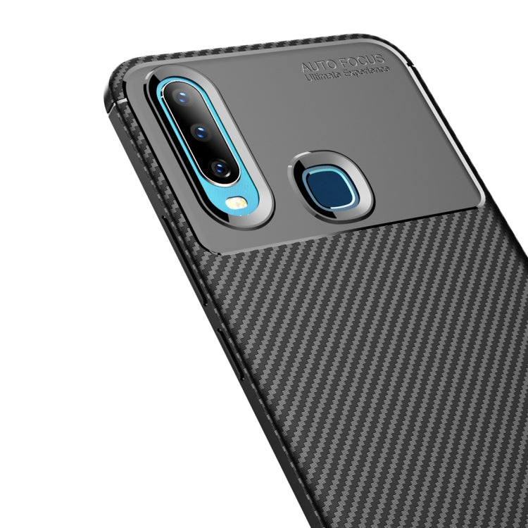 Beetle Series Carbon Fiber Texture Shockproof TPU Case for Vivo Y17 / Y3