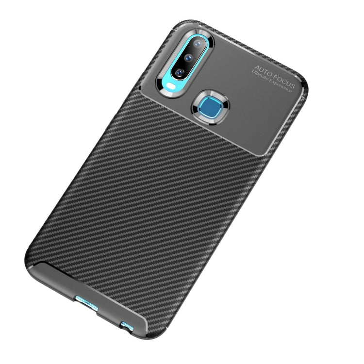 Beetle Series Carbon Fiber Texture Shockproof TPU Case for Vivo Y17 / Y3