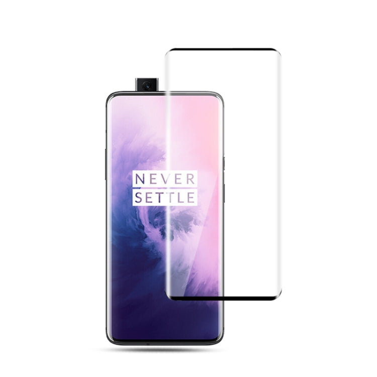 mocolo 0.33mm 9H 3D Curved Full Screen Silk Print Tempered Glass Film for Oneplus 7 Pro / Oneplus 7T Pro