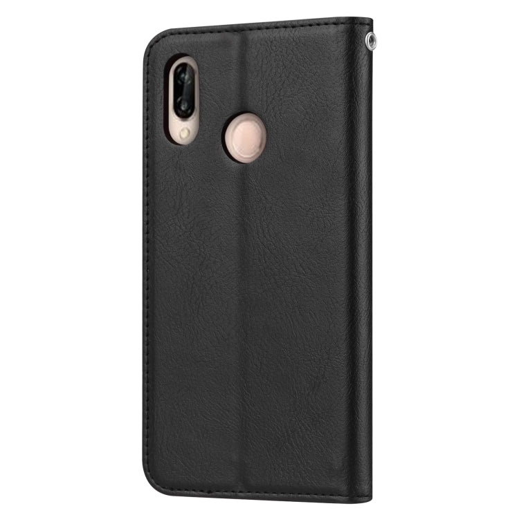 Knead Skin Texture Horizontal Flip Leather Case for Huawei Y7 (2019) / Y7 Prime (2019) / Y7 Pro (2019), with Photo Frame & Holder & Card Slots & Wallet