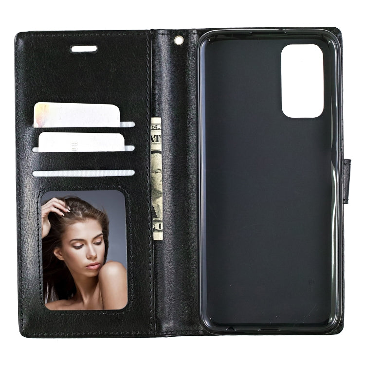 For Huawei Honor 30S Crazy Horse Texture Horizontal Flip Leather Case with Holder & Card Slots & Wallet & Photo Frame