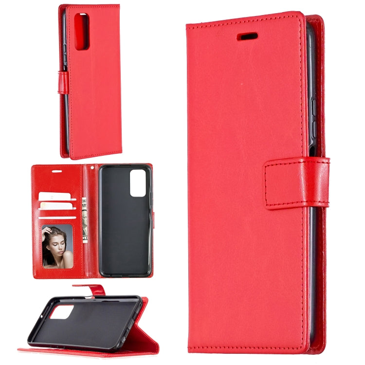 For Huawei Honor 30S Crazy Horse Texture Horizontal Flip Leather Case with Holder & Card Slots & Wallet & Photo Frame