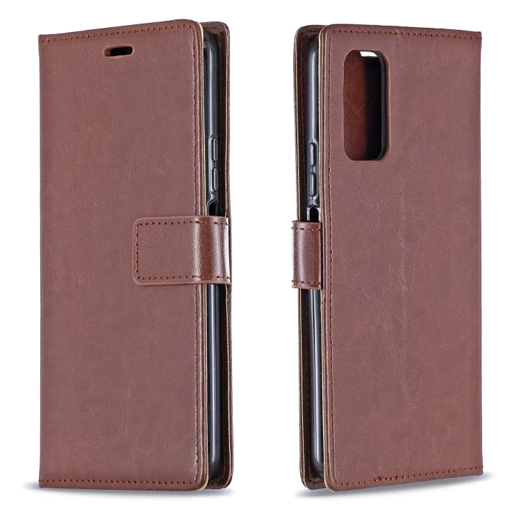 For Huawei Honor 30S Crazy Horse Texture Horizontal Flip Leather Case with Holder & Card Slots & Wallet & Photo Frame