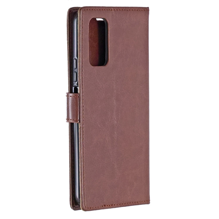 For Huawei Honor 30S Crazy Horse Texture Horizontal Flip Leather Case with Holder & Card Slots & Wallet & Photo Frame