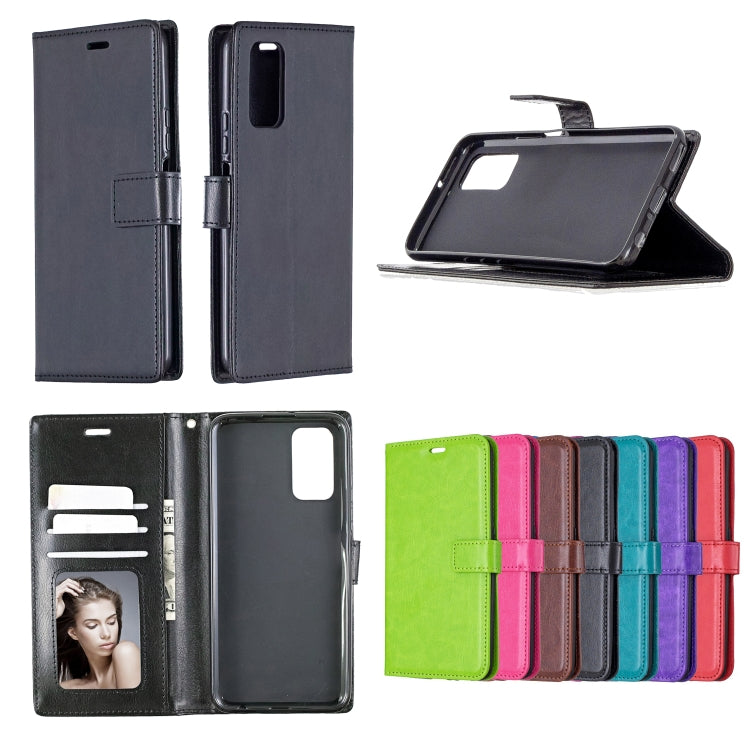 For Huawei Honor 30S Crazy Horse Texture Horizontal Flip Leather Case with Holder & Card Slots & Wallet & Photo Frame