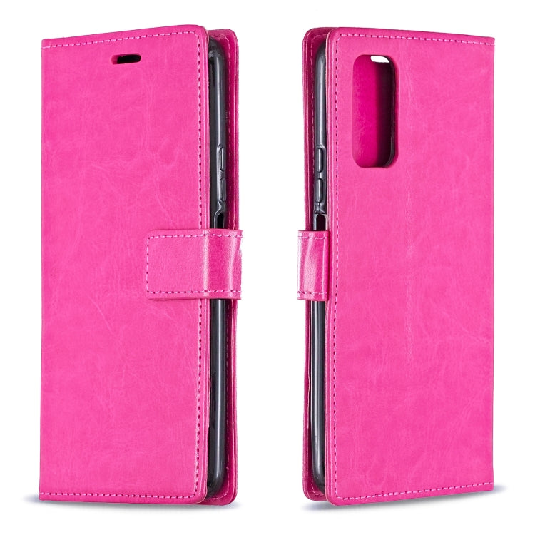 For Huawei Honor 30S Crazy Horse Texture Horizontal Flip Leather Case with Holder & Card Slots & Wallet & Photo Frame