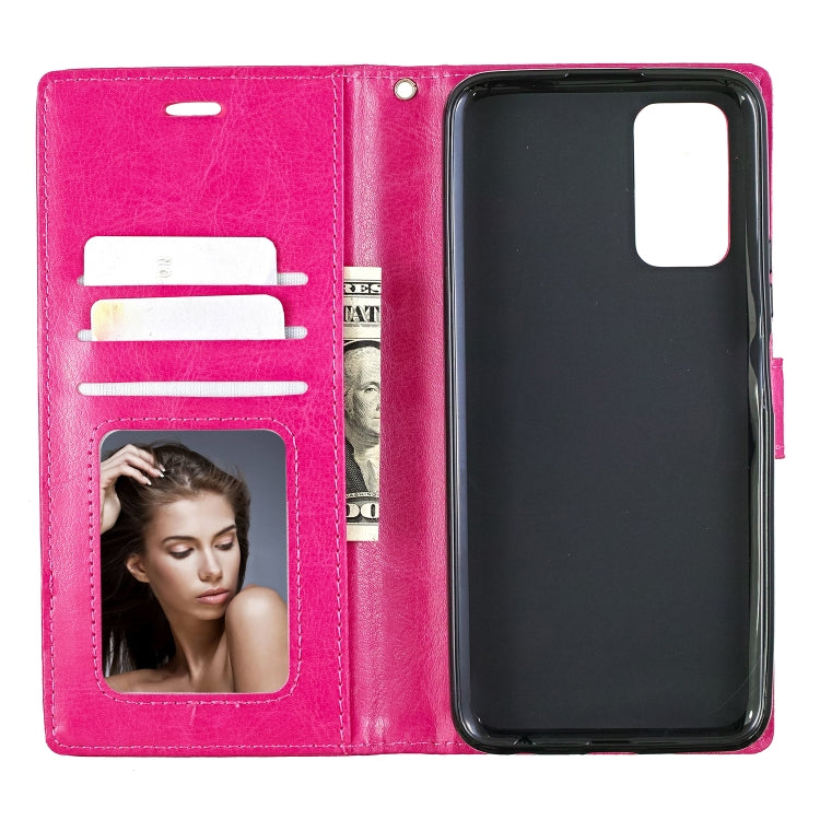 For Huawei Honor 30S Crazy Horse Texture Horizontal Flip Leather Case with Holder & Card Slots & Wallet & Photo Frame